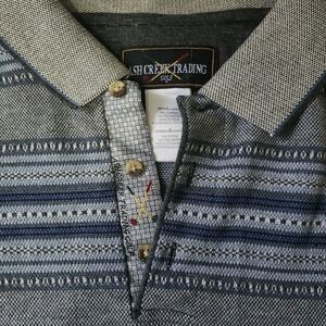 Ash Creek Trading Men's Knit Golf Polo Shirt